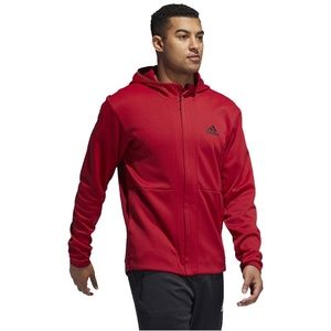 New Men's Adidas Team Issue Full Zip Up Hoodie